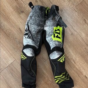 Fox Racing Black and Yellow BMX Pants